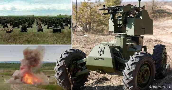 Robots to fight alongside humans on the frontline against Putin’s troops