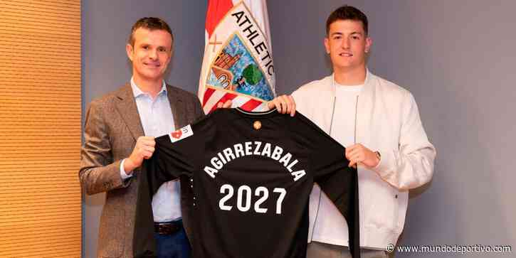 Julen Agirrezabala renueva como portero del Athletic hasta 2027