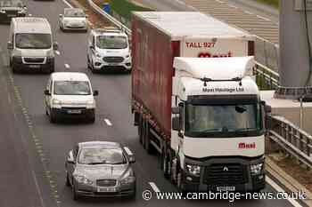 M11 crash sees motorway blocked and queues building near Cambridge