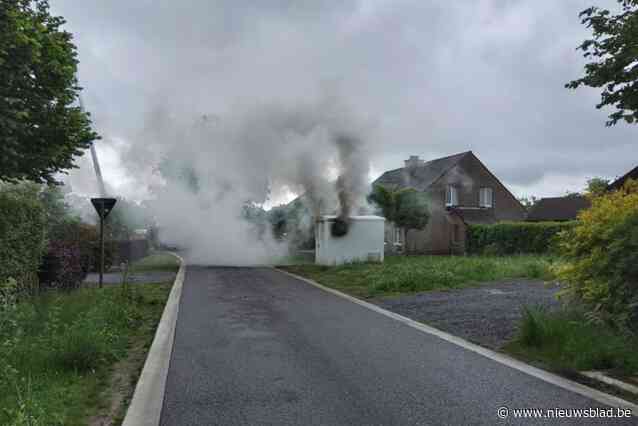Inwoners Kleine-Brogel en Overpelt tijdlang zonder stroom na brand in elektriciteitscabine