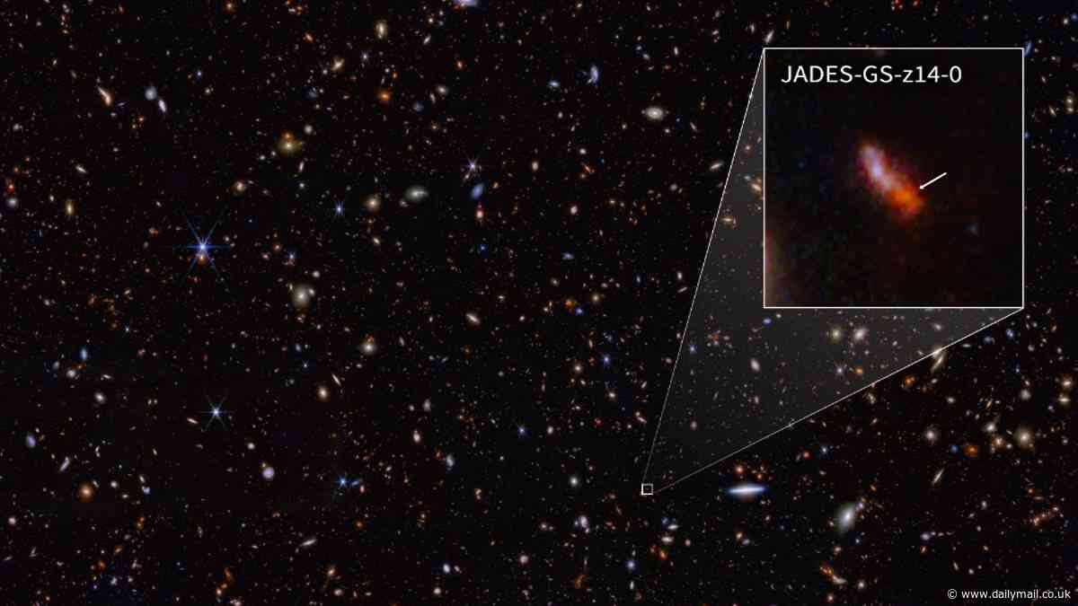 A window into the cosmic dawn: NASA's James Webb telescope finds the most distant galaxy in the universe that existed just 300 million years after the Big Bang