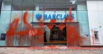 Barclays issues statement as TWO Manchester banks targeted by protesters
