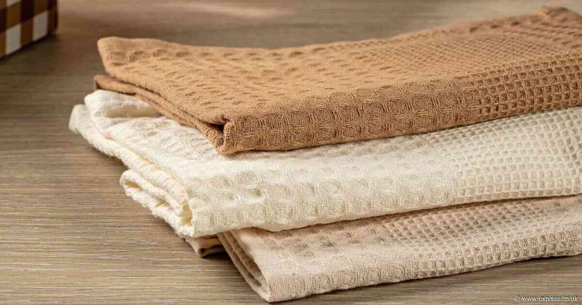 Expert shares how often you should wash tea towels - far more regularly than you think