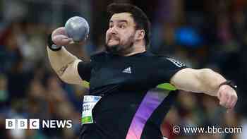 Shot put champion forced to bin 'too heavy' kit to fly home