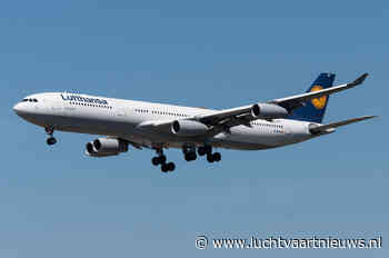 Airbus A340 van Lufthansa brengt onverwachts bezoekje aan Schiphol