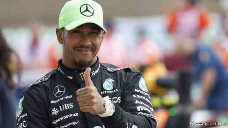 Lewis Hamilton plast niet meer in zijn broek