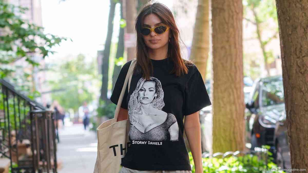 Emily Ratajkowski just made a bold political statement with her  Stormy Daniels T-Shirt
