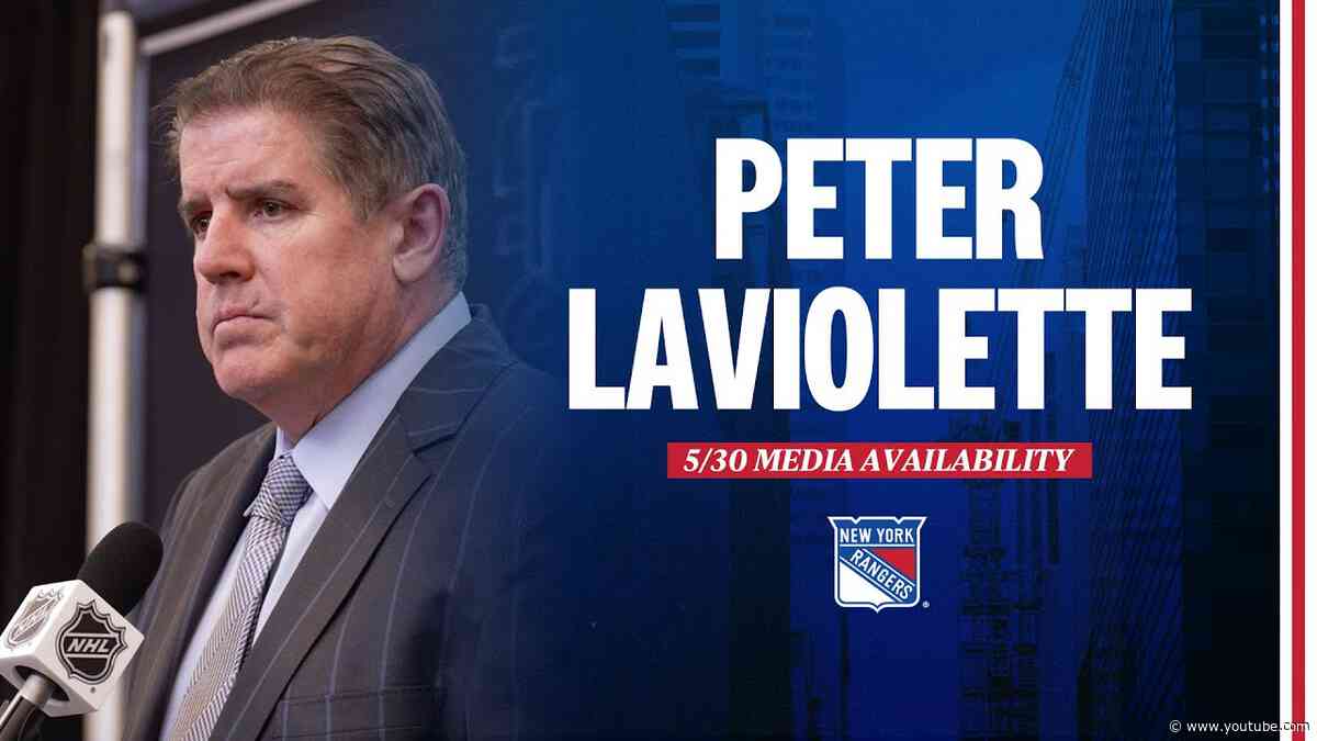 NYR vs FLA: Peter Laviolette Postgame Media Availability | May 30, 2024