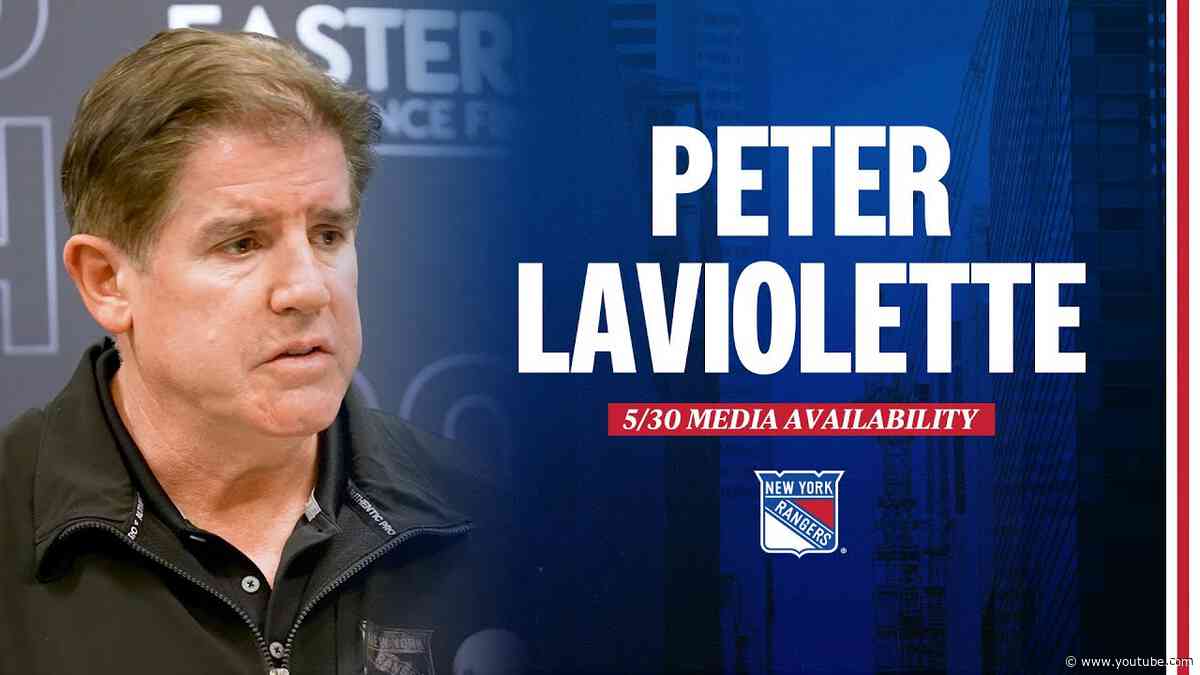 NYR vs FLA: Peter Laviolette Pregame Media Availability | May 30, 2024
