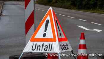25.000 Euro Sachschaden : Drei Verletzte bei Unfall nahe Gechingen
