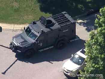 More than 10 police cars, armored vehicle outside southeast Raleigh home