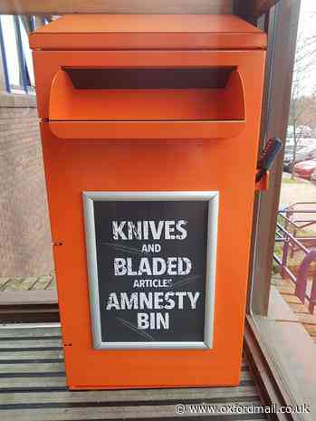 Thames Valley amnesty bins: Almost 400 blades handed in