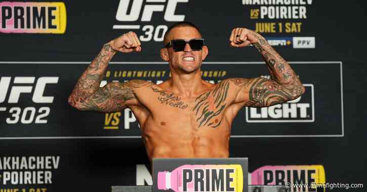 UFC 302 weigh-in results: Islam Makhachev, Dustin Poirier on point, 1 fighter misses weight by 4 pounds