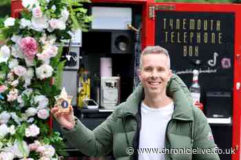 UK's 'smallest ice cream shop' opens in Tynemouth telephone box