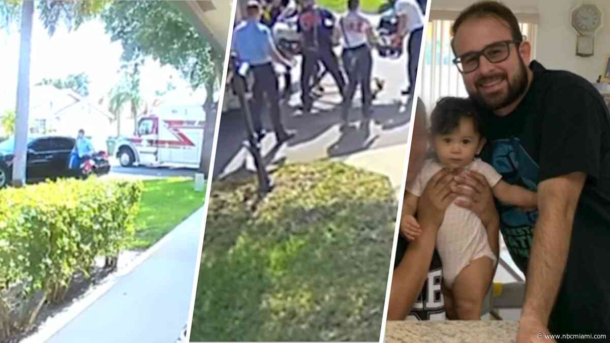 Video shows response at Pembroke Pines home where man allegedly murdered 2-year-old daughter