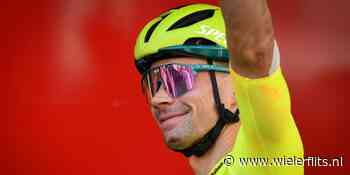 Primoz Roglic wordt zeer sterk omringd bij rentree in Critérium du Dauphiné