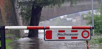 Erste Schutzmaßnahmen wegen Hochwassergefahr in Ulm und Neu-Ulm