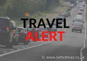 Oxford road closure at Donnington Bridge due to fallen tree