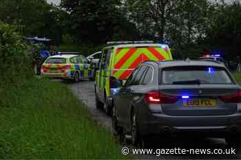 Stisted Back Lane crash sees emergency services on scene