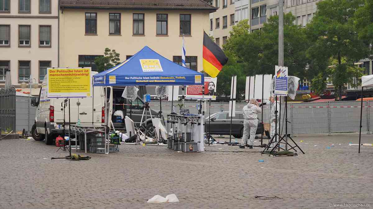 Staatsschutz ermittelt nach der Messerattacke in Mannheim