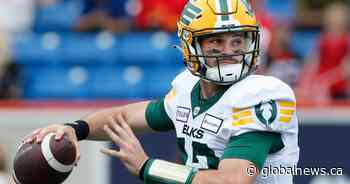 Doege leads young Elks lineup for pre-season finale against BC Lions