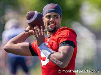 Alouettes QB Caleb Evans worked hard to improve passing this winter
