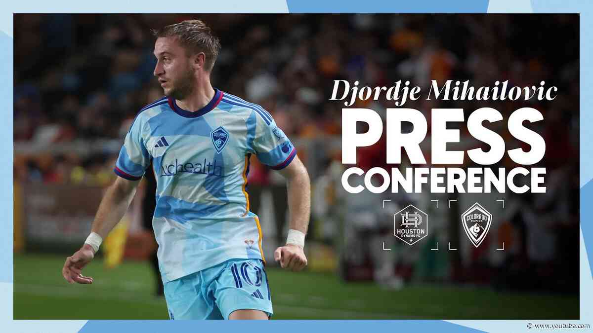 Press Conference | Djordje Mihailovic on loss to Houston, confidence instilled by players & coaches