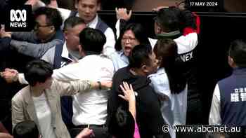 Controversial legislation leads to brawls in Taiwan's parliament