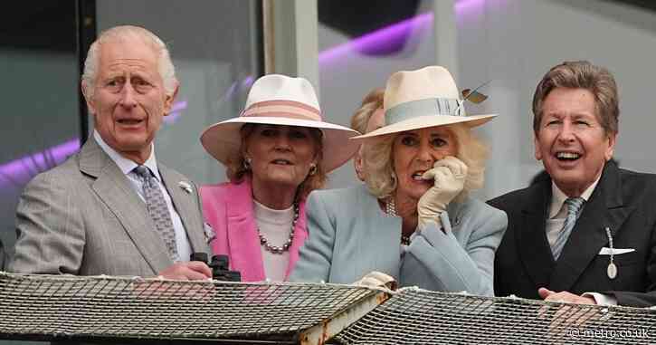 King and Queen make surprise visit to Epsom – but their horse comes last