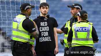 Protests delay Scotland vs. Israel Euros qualifier