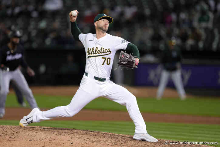 A’s Place Lucas Erceg On IL With Forearm Tightness