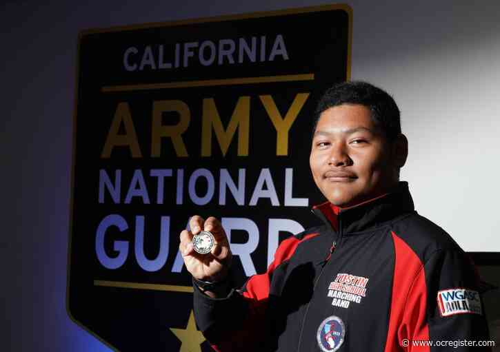 17-year-old Tustin High School graduate headed to play with Army National Guard Band