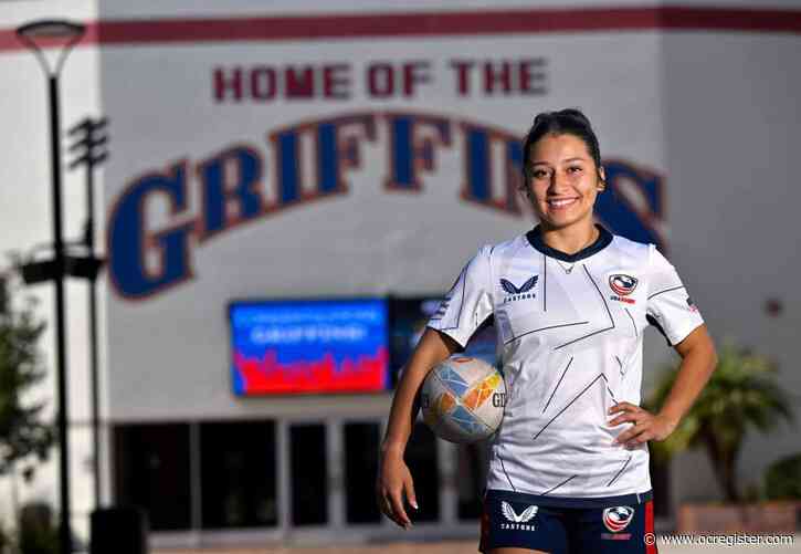 This Los Alamitos High grad is grabbing her rugby ball and heading around the globe for Team USA