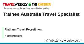 Platinum Travel Recruitment: Trainee Australia Travel Specialist