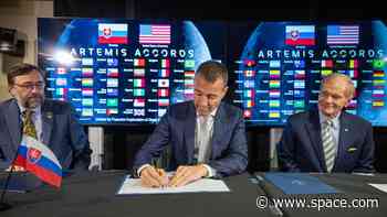 Peru and Slovakia sign the Artemis Accords for peaceful moon exploration