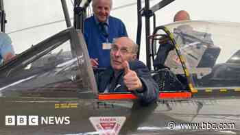 Care home resident fulfils fighter jet dream