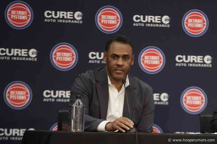 Pistons Parting Ways With GM Troy Weaver
