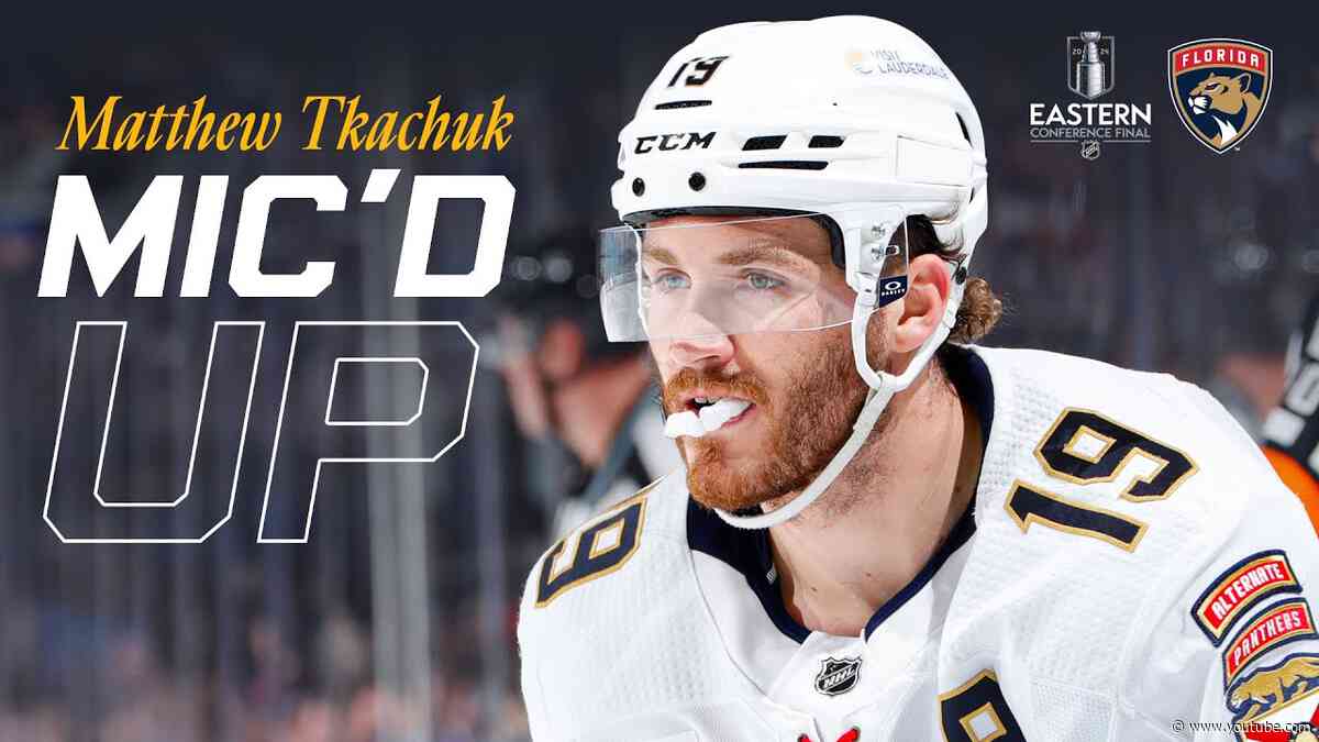 "Hey Bobby, love you!" | Tkachuk Mic'd Up for Game 1 of ECF