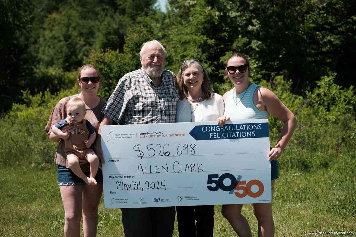 Manitoulin man can now buy dream boat with Sudbury hospital winnings