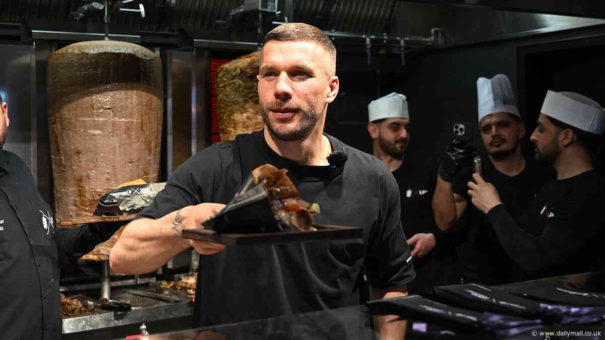How I ended up eating kebabs with Lukas Podolski! Germany's World Cup winner chews the fat with NIK SIMON over his £180m restaurant empire, life down the mines and old club Arsenal