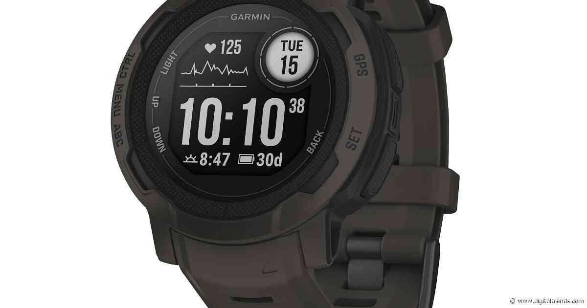The Garmin Instinct 2 smartwatch is down to $200 for a limited time