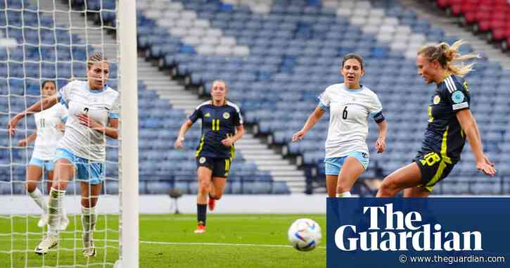 Scotland Women beat Israel in qualifier delayed by protester chained to goal