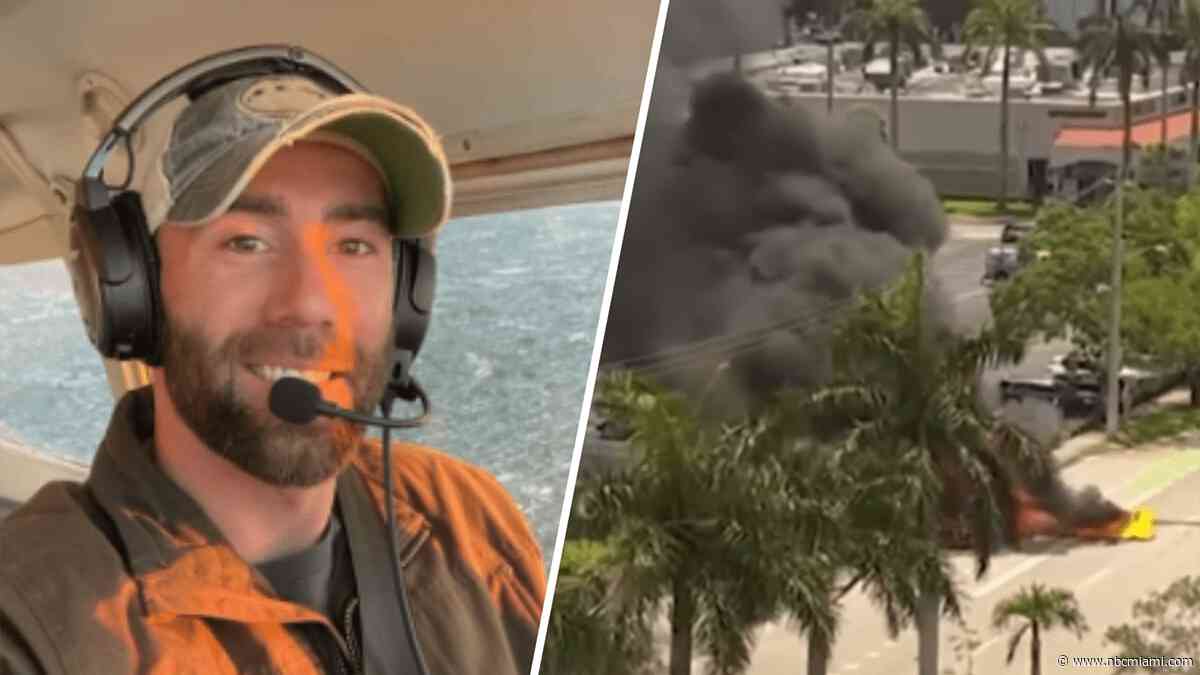 ‘He was a hero': Pilot killed in Hollywood banner plane crash honored 1 year later