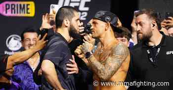 UFC 302 final faceoffs: Watch Islam Makhachev, Dustin Poirier’s tense staredown