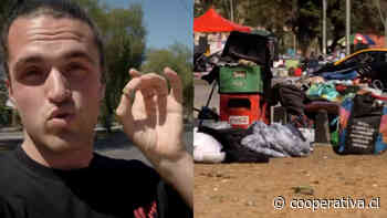 Youtuber español vino a Chile para retratar efectos de la pasta base