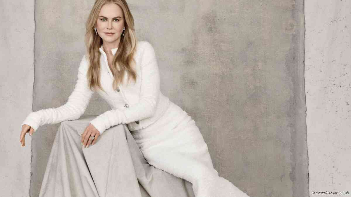 Nicole Kidman, 56, wows in white co-ord as she poses alongside Hollywood actresses for mag shoot