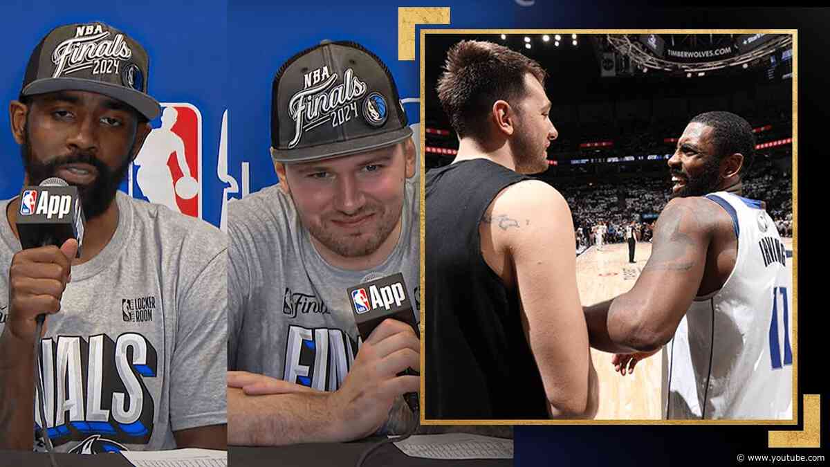 Kyrie Irving & Luka Doncic Talk Mindset For The Finals, Their Relationship As Teammates & More! 🏆