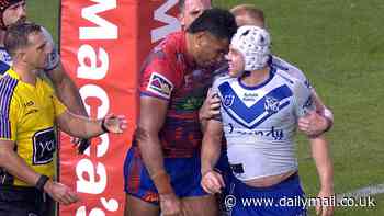 Newcastle prop Jacob Saifiti avoids suspension for headbutting serial NRL pest Reed Mahoney