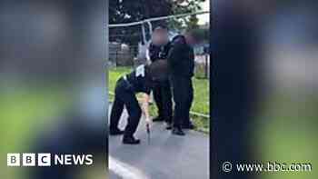 Clip of man being detained prompts police probe