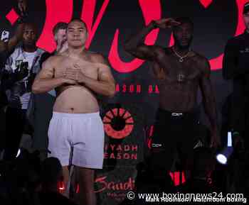 Deontay Wilder 214.6 vs. Zhilei Zhang 282.8 – Weigh-in Results for Saturday on DAZN PPV